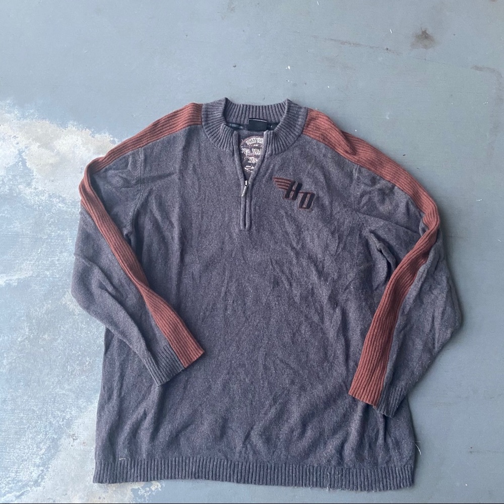 Vintage gray Harley Davidson sweater